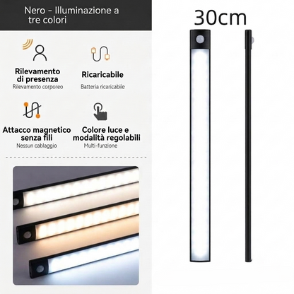 NEXORIAL – Barra LED Wireless con Sensore di Movimento
